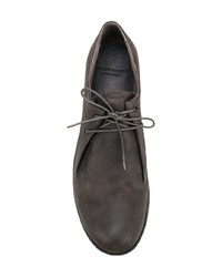 Chaussures derby en cuir marron Officine Creative