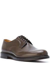 Chaussures derby en cuir marron Church's