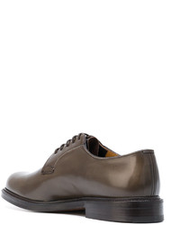 Chaussures derby en cuir marron Church's