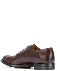 Chaussures derby en cuir marron Officine Creative