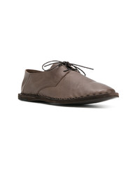 Chaussures derby en cuir marron Officine Creative