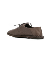 Chaussures derby en cuir marron Officine Creative