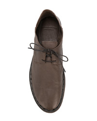 Chaussures derby en cuir marron Officine Creative