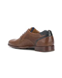 Chaussures derby en cuir marron Lloyd