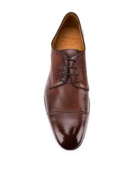 Chaussures derby en cuir marron Doucal's