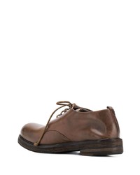 Chaussures derby en cuir marron Marsèll