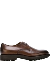 Chaussures derby en cuir marron Doucal's