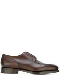 Chaussures derby en cuir marron Edward Green