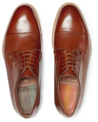 Chaussures derby en cuir marron Paul Smith