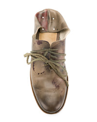 Chaussures derby en cuir marron Cherevichkiotvichki