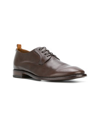 Chaussures derby en cuir marron Buttero