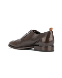 Chaussures derby en cuir marron Buttero