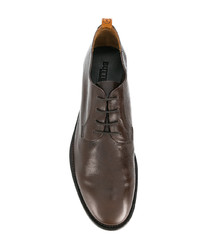 Chaussures derby en cuir marron Buttero