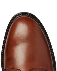 Chaussures derby en cuir marron Mr P.