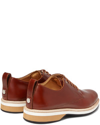 Chaussures derby en cuir marron WANT Les Essentiels