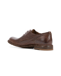 Chaussures derby en cuir marron Officine Creative