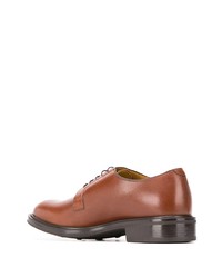 Chaussures derby en cuir marron Scarosso