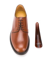 Chaussures derby en cuir marron Scarosso