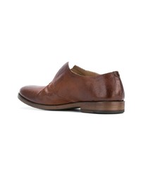 Chaussures derby en cuir marron Marsèll