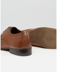 Chaussures derby en cuir marron Base London