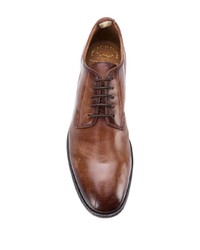 Chaussures derby en cuir marron Officine Creative