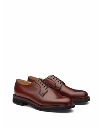 Chaussures derby en cuir marron Church's