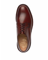 Chaussures derby en cuir marron Church's