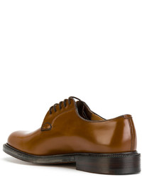 Chaussures derby en cuir moutarde Church's