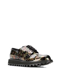Chaussures derby en cuir multicolores Dolce & Gabbana