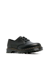 Chaussures derby en cuir noires Dr. Martens