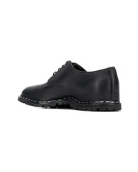 Chaussures derby en cuir noires Premiata