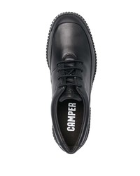 Chaussures derby en cuir noires Camper