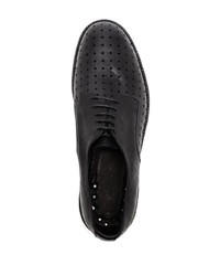 Chaussures derby en cuir noires Nicolas Andreas Taralis