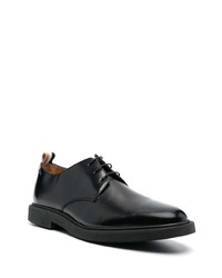 Chaussures derby en cuir noires BOSS