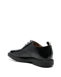 Chaussures derby en cuir noires BOSS