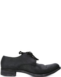 Chaussures derby en cuir noires A Diciannoveventitre