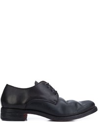 Chaussures derby en cuir noires A Diciannoveventitre