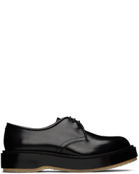 Chaussures derby en cuir noires ADIEU