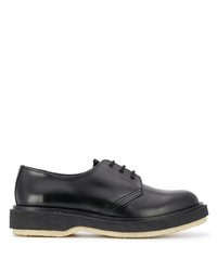 Chaussures derby en cuir noires Adieu Paris