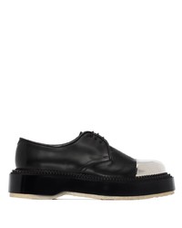 Chaussures derby en cuir noires Adieu Paris