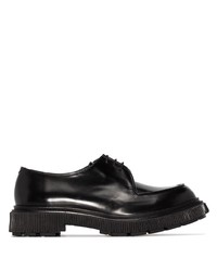 Chaussures derby en cuir noires Adieu Paris