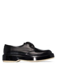 Chaussures derby en cuir noires Adieu Paris