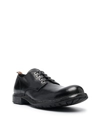 Chaussures derby en cuir noires Moma