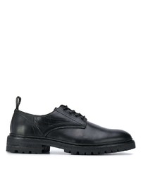 Chaussures derby en cuir noires AllSaints