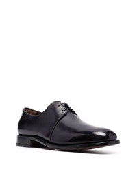 Chaussures derby en cuir noires Salvatore Ferragamo