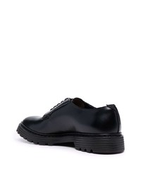 Chaussures derby en cuir noires Premiata