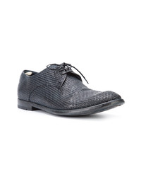 Chaussures derby en cuir noires Officine Creative