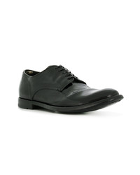 Chaussures derby en cuir noires Officine Creative