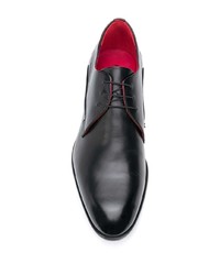 Chaussures derby en cuir noires BOSS HUGO BOSS