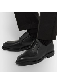 Chaussures derby en cuir noires George Cleverley